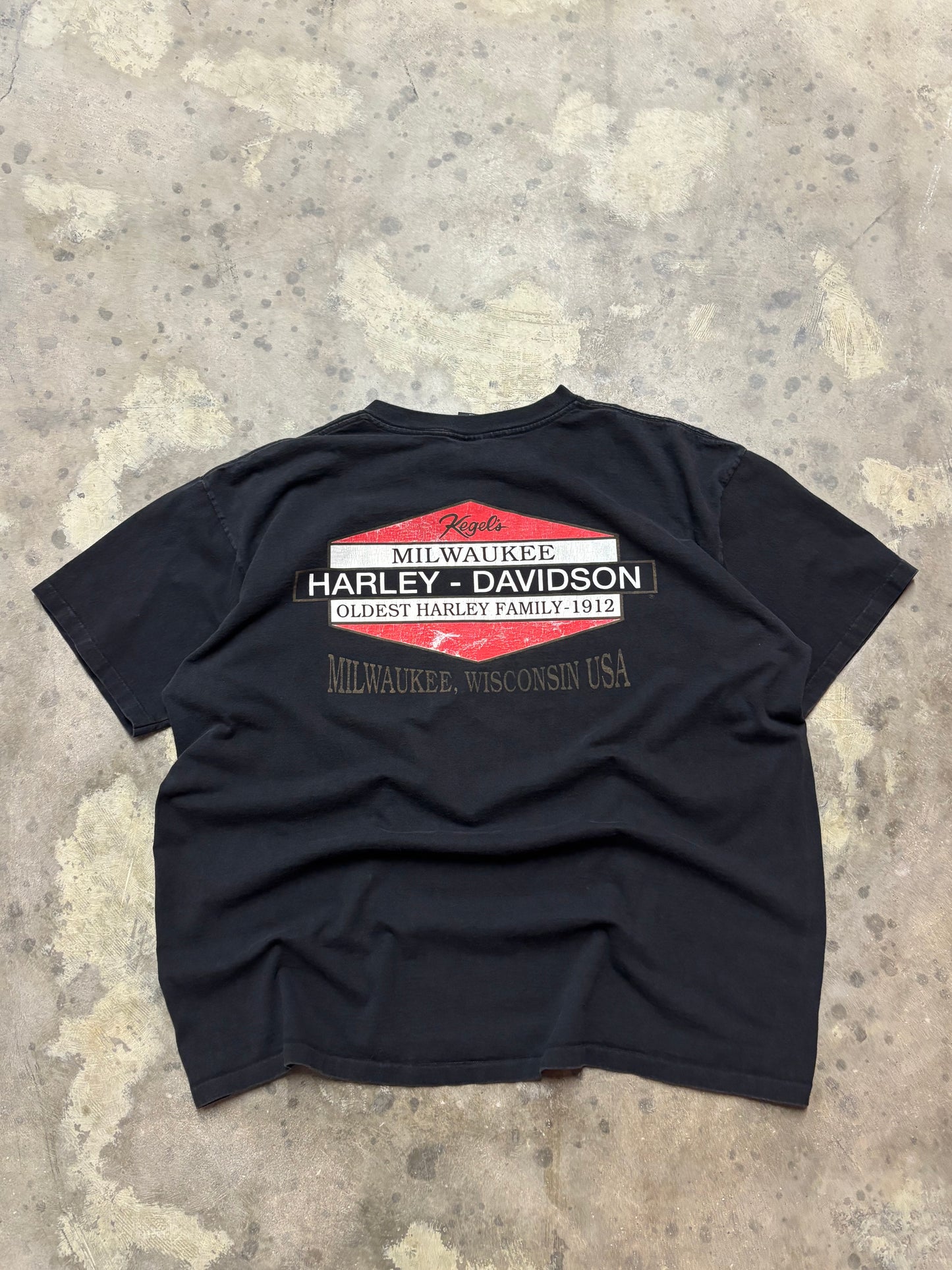 Vintage Harley Davison Eagle shirt size xl