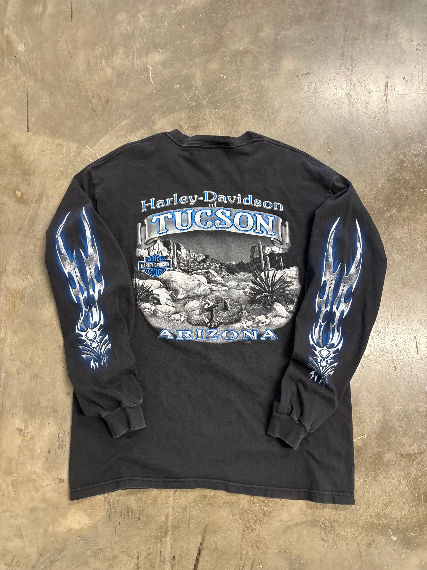 Vintage Harley Davidson blade long sleeve size large