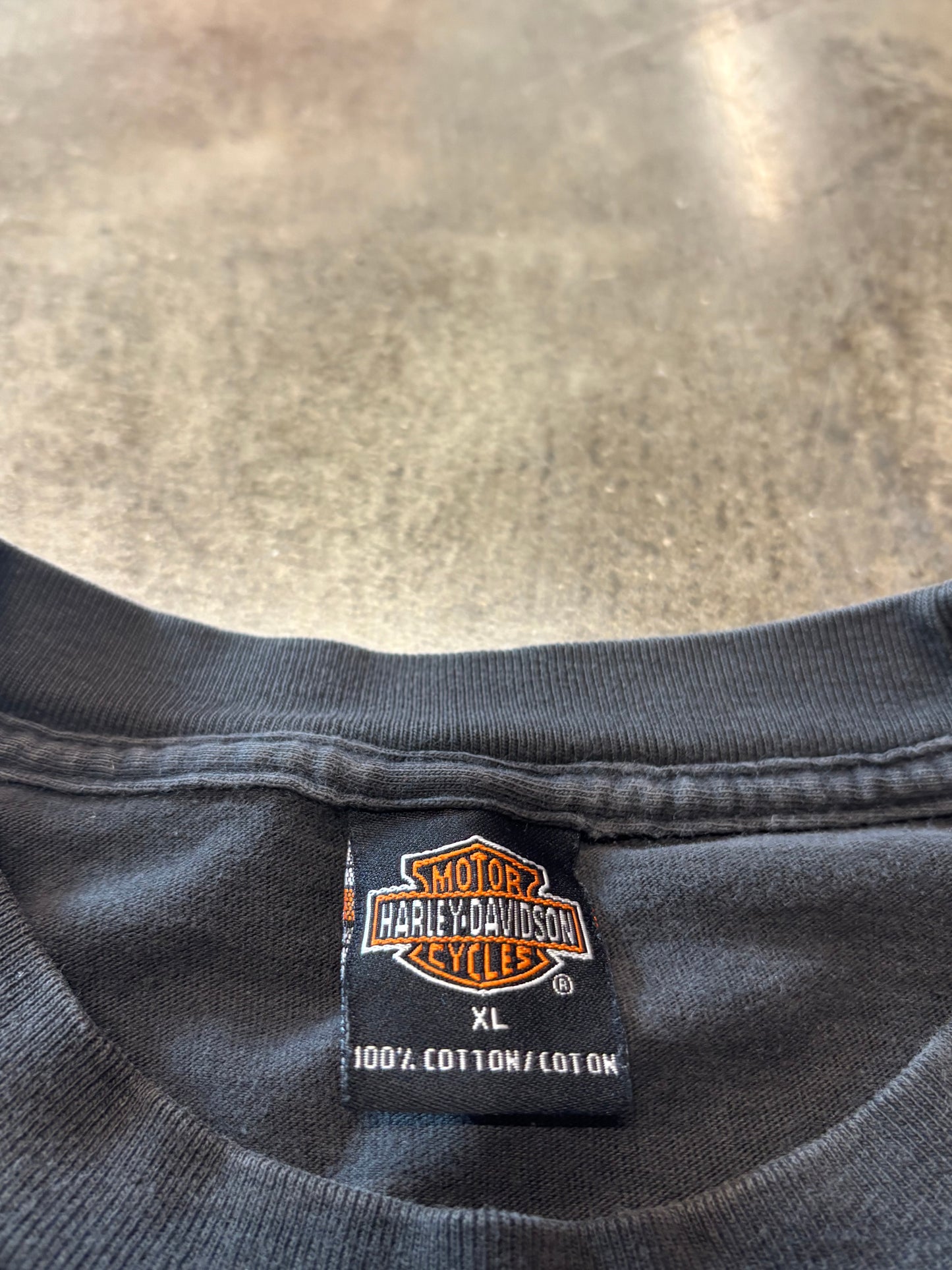 Vintage Harley Davidson Hollywood skull shirt size XL