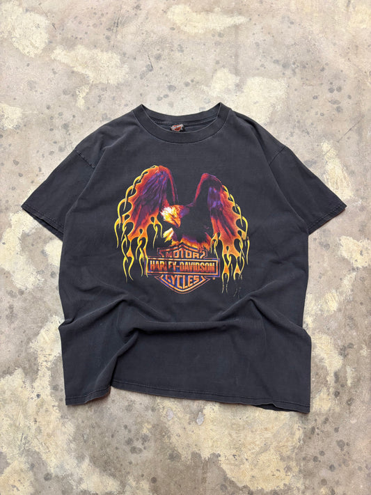 Vintage Harley Davidson Flaming Eagle shirt size extra large