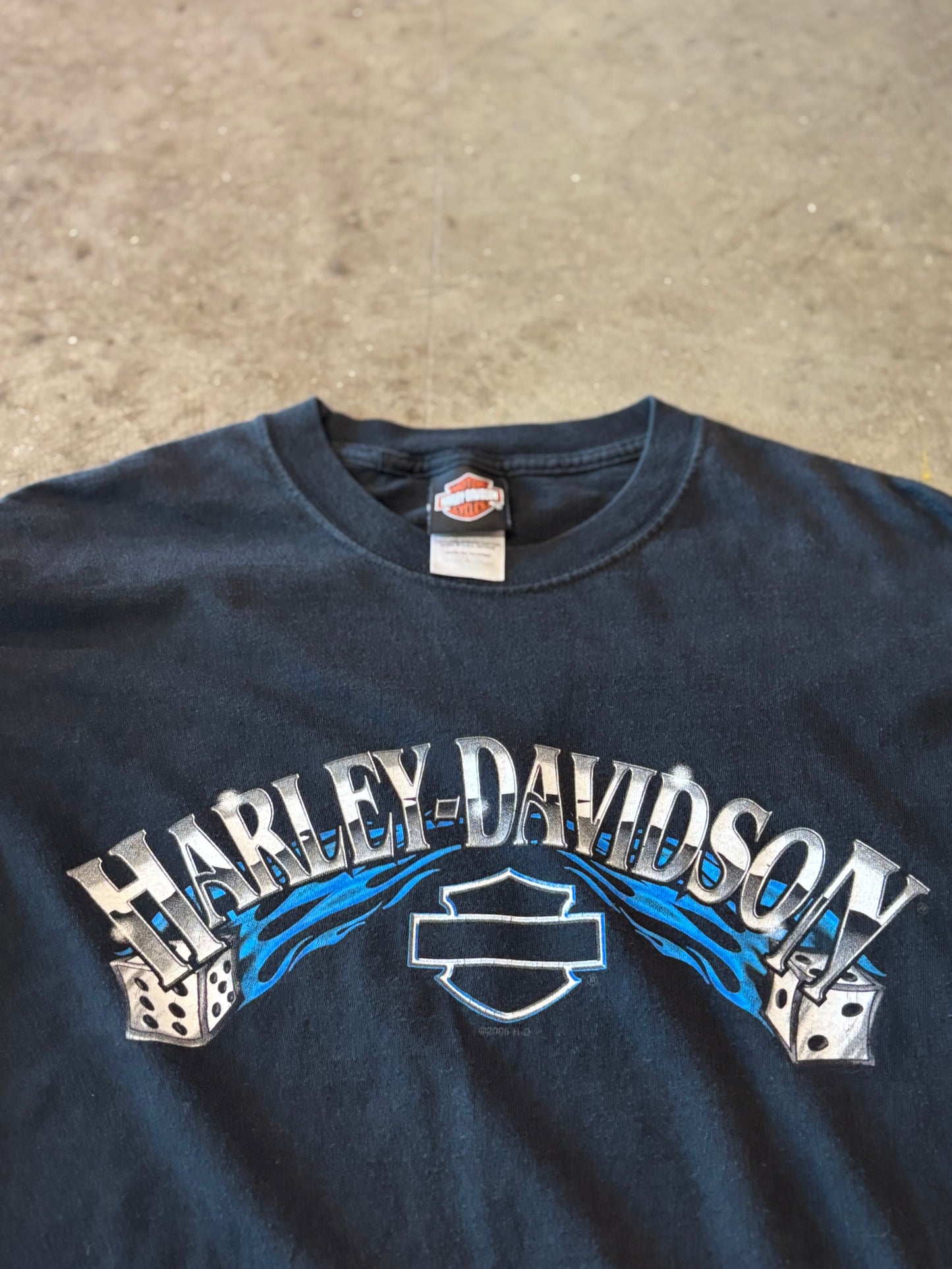 Vintage Harley Davidson dice long sleeve size large