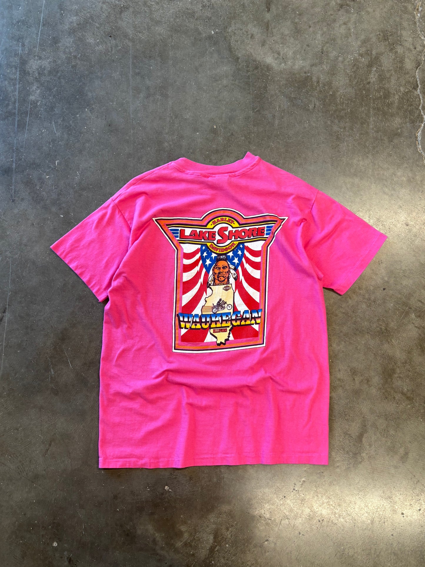 Vintage Harley Davidson Pink Panther shirt size large