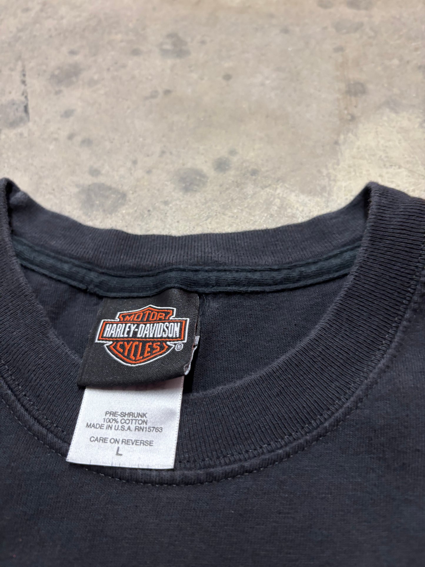 Vintage Harley Davidson Eagle claw shirt size large