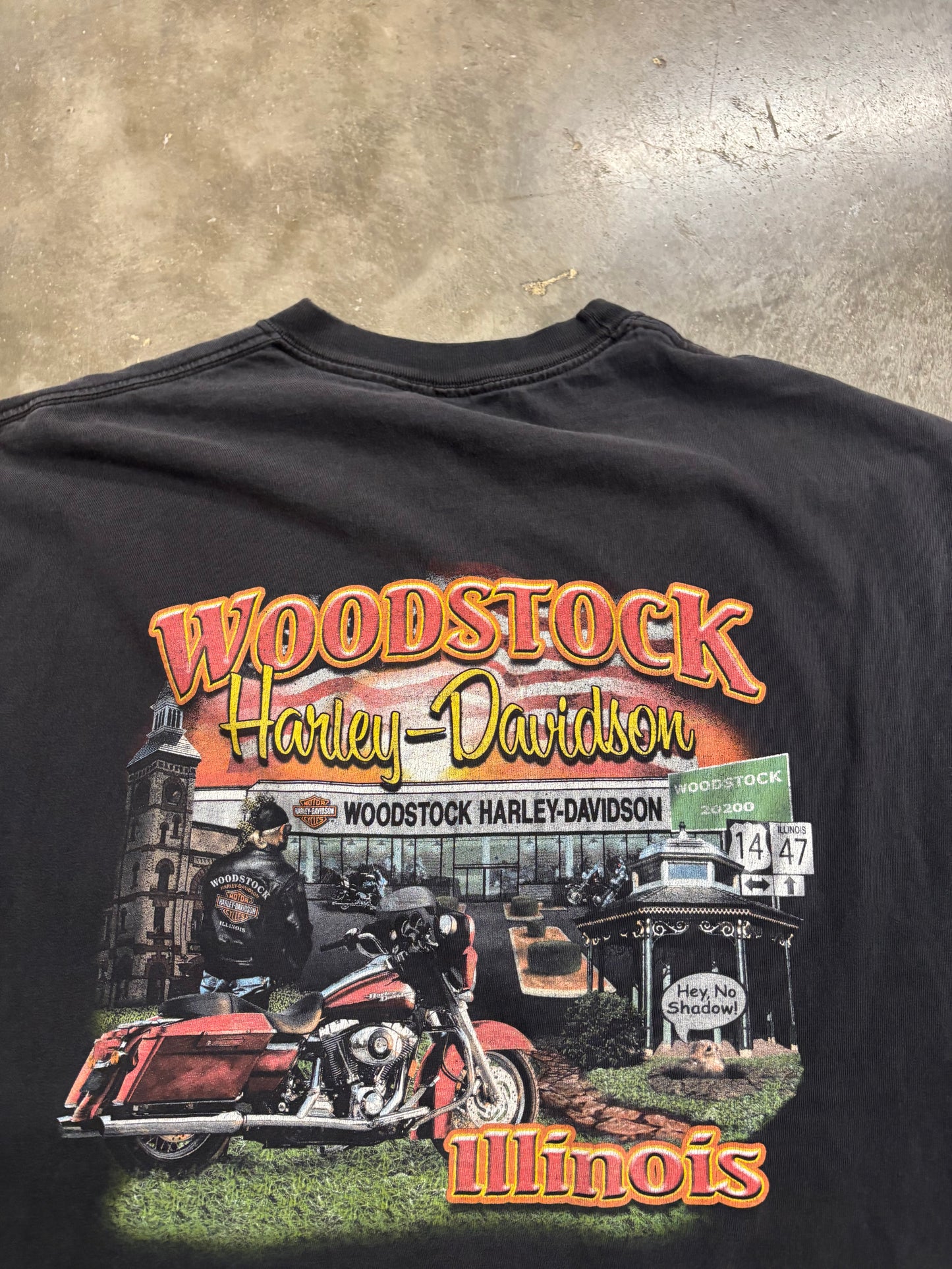 Vintage chopped Eagle shirt size large