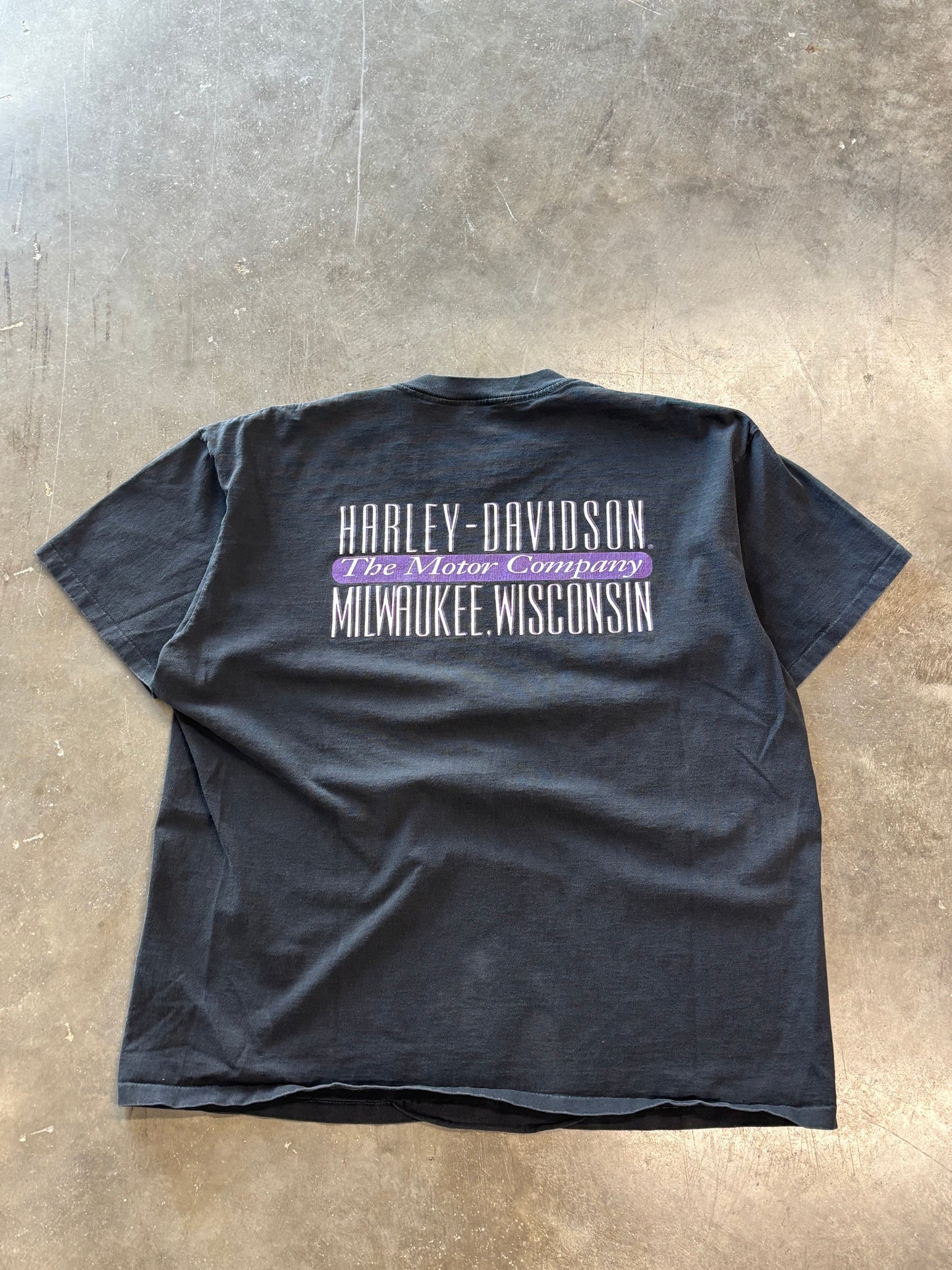 Vintage Harley Davidson Chrome and Steel shirt size XL