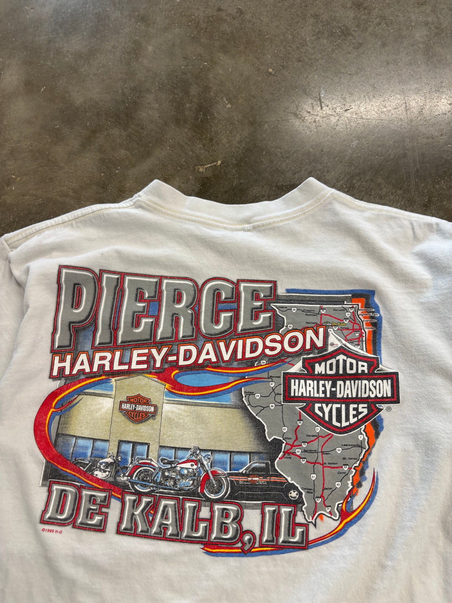 Vintage Harley Davidson Leonardo Da Vinci shirt size large