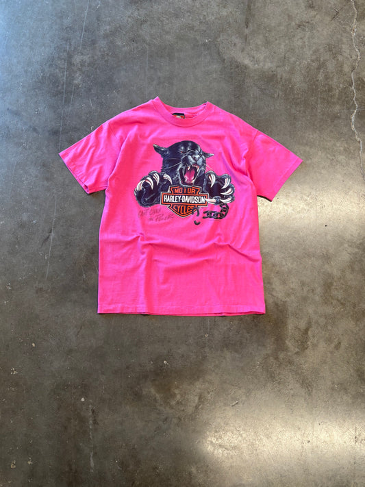 Vintage Harley Davidson Pink Panther shirt size large