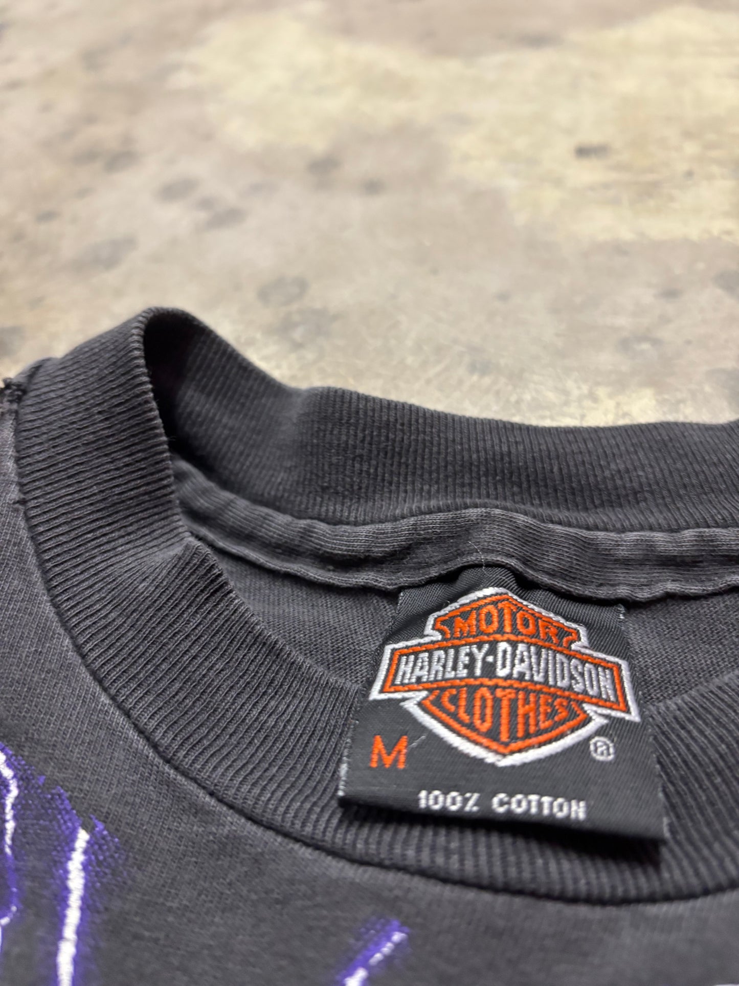 Vintage Harley Davidson Purple Lightning shirt size medium