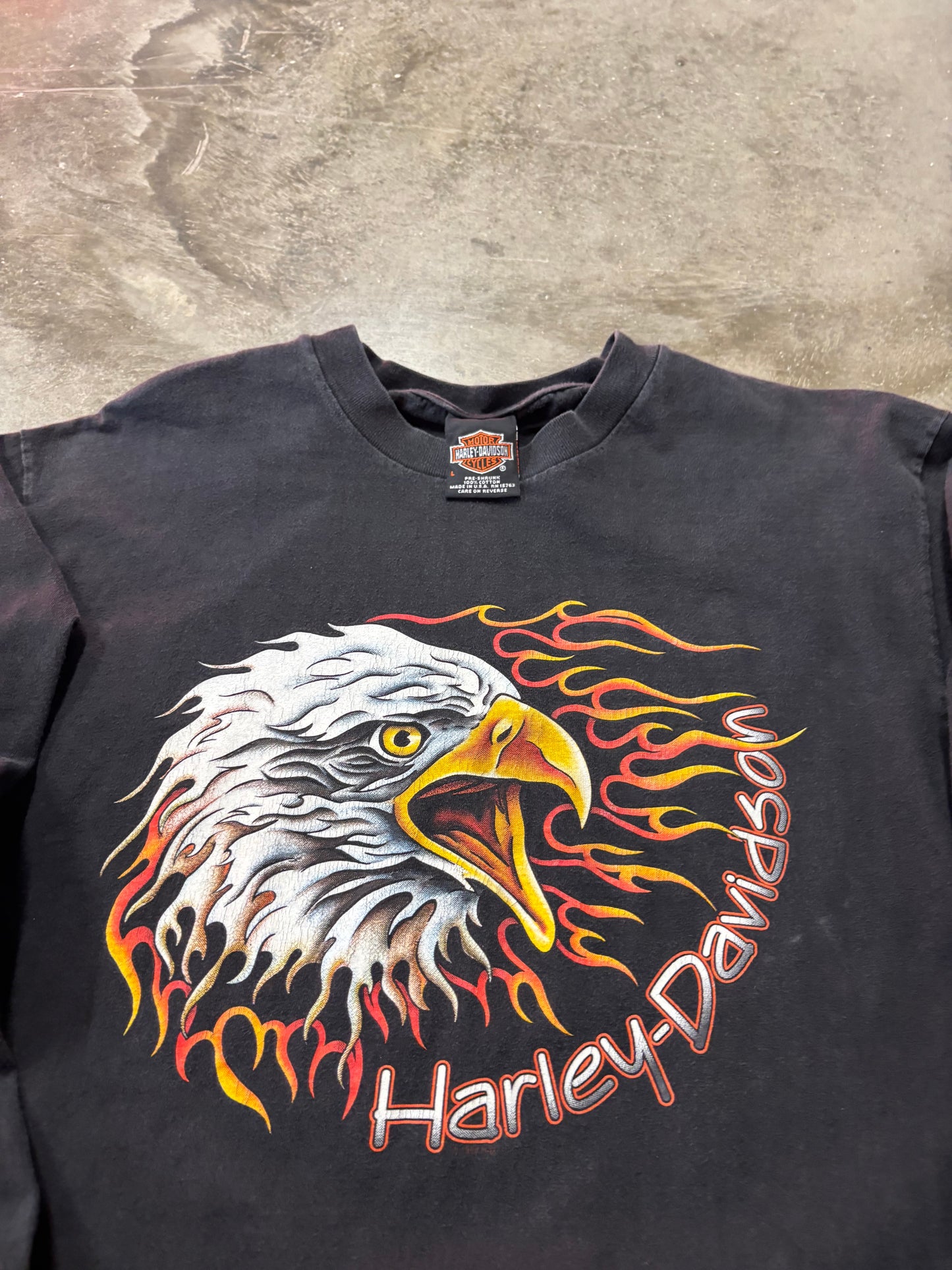 Vintage Harley Davidson Screaming Eagle Long sleeve size large
