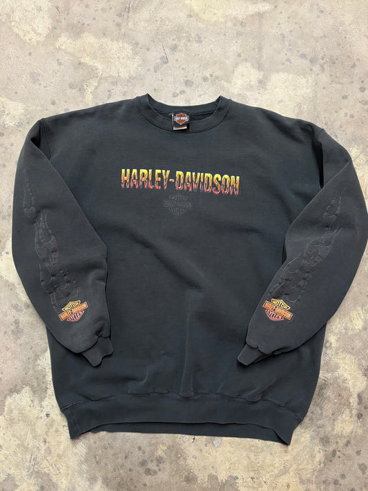 Vintage Harley Davidson Flame sweatshirt size XXL