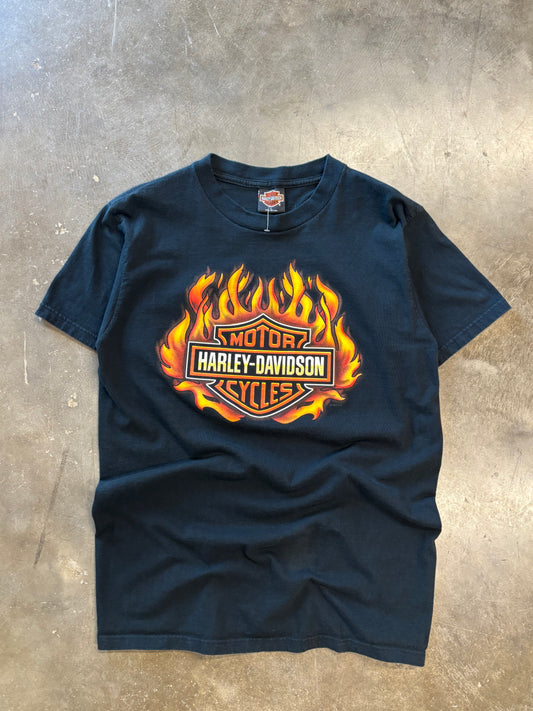 Vintage 90’s Harley Flame Ball long sleeve size Large