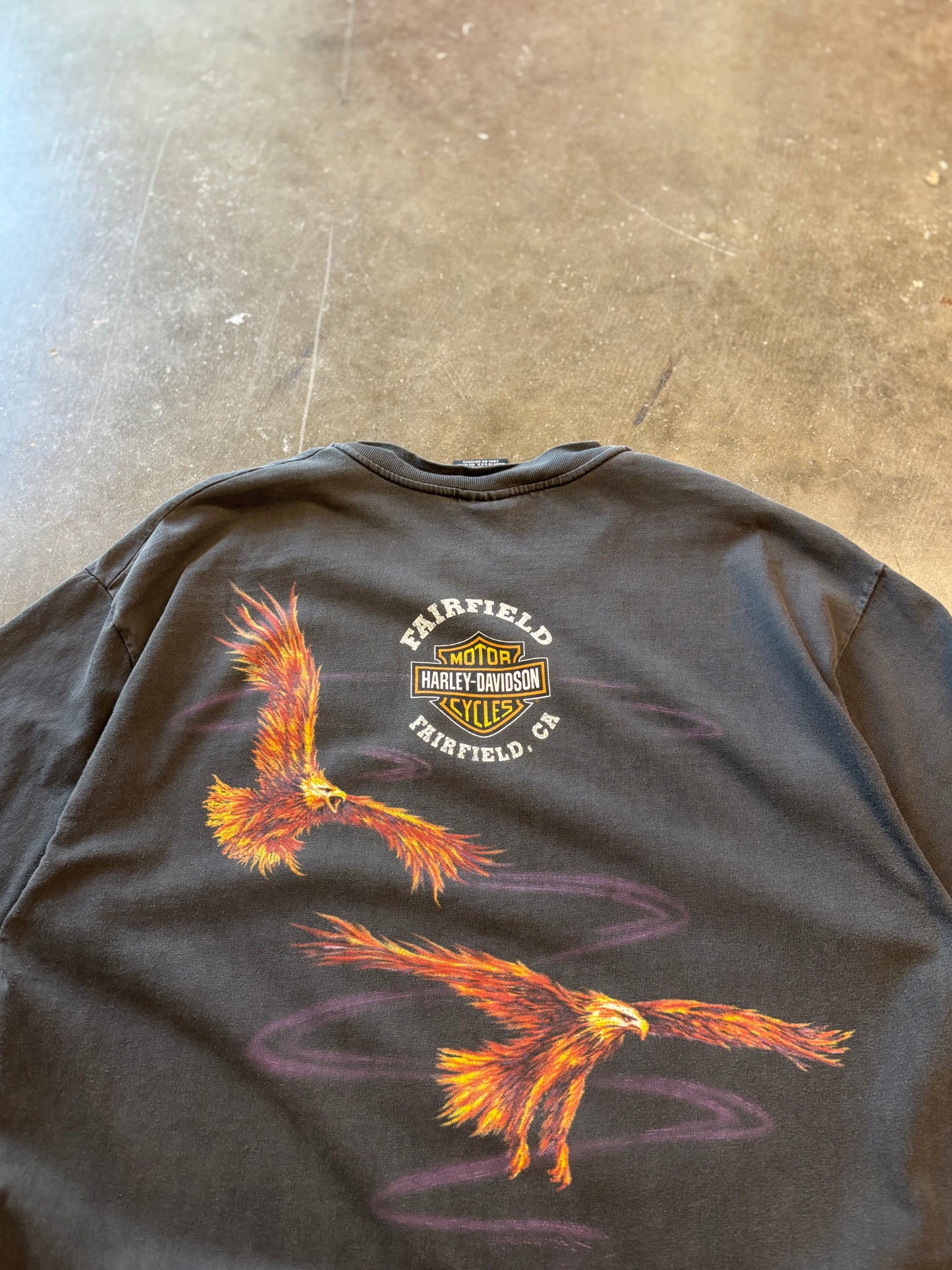 Vintage Harley Davidson Eagle AOP size extra large