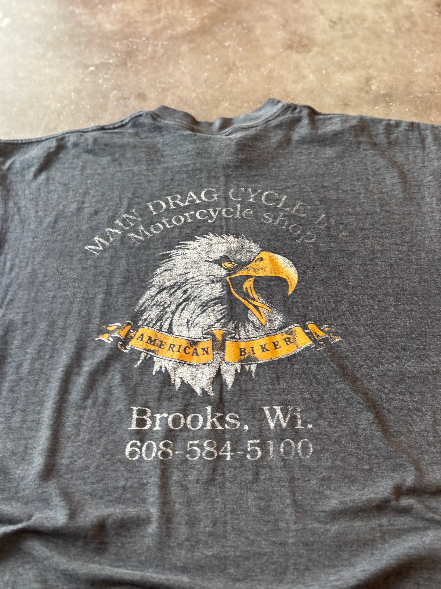 Vintage Chopped Harley Davidson shirt size XL