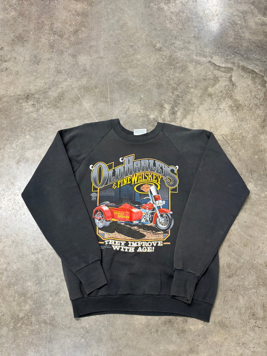 Vintage Harley Davidson Old Whiskey sweatshirt size xl