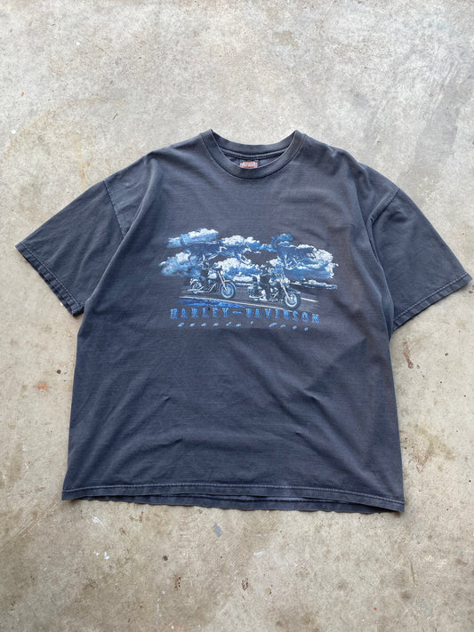 Vintage Harley Davidson Runnin Free shirt Size XXL