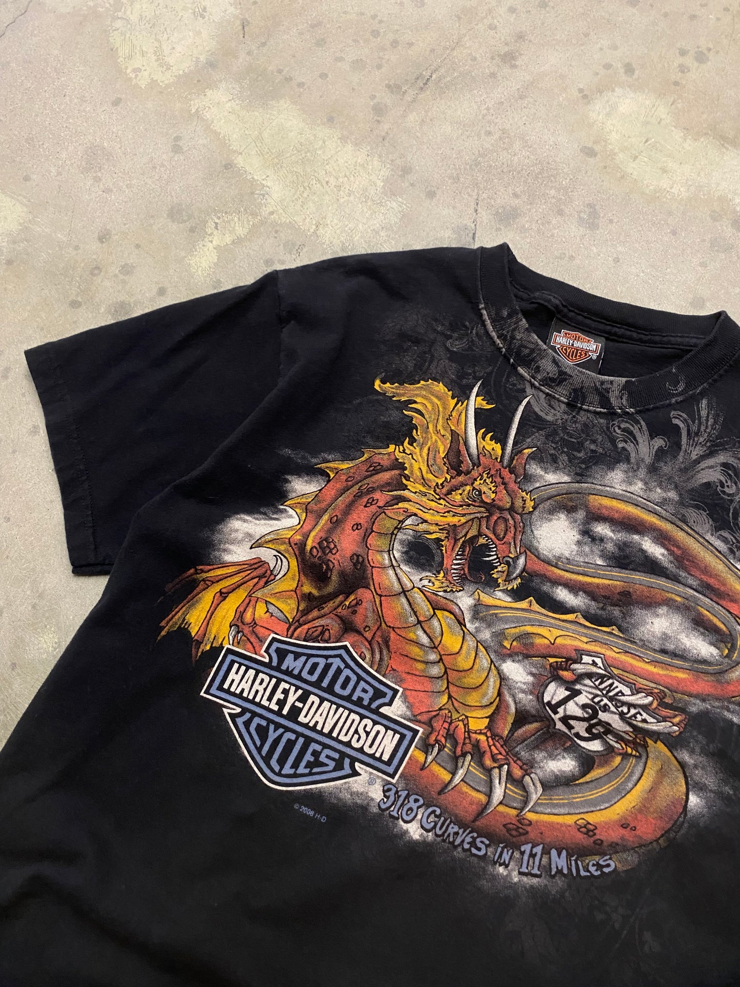 Harley Davidson Smoky mountain shirt size medium