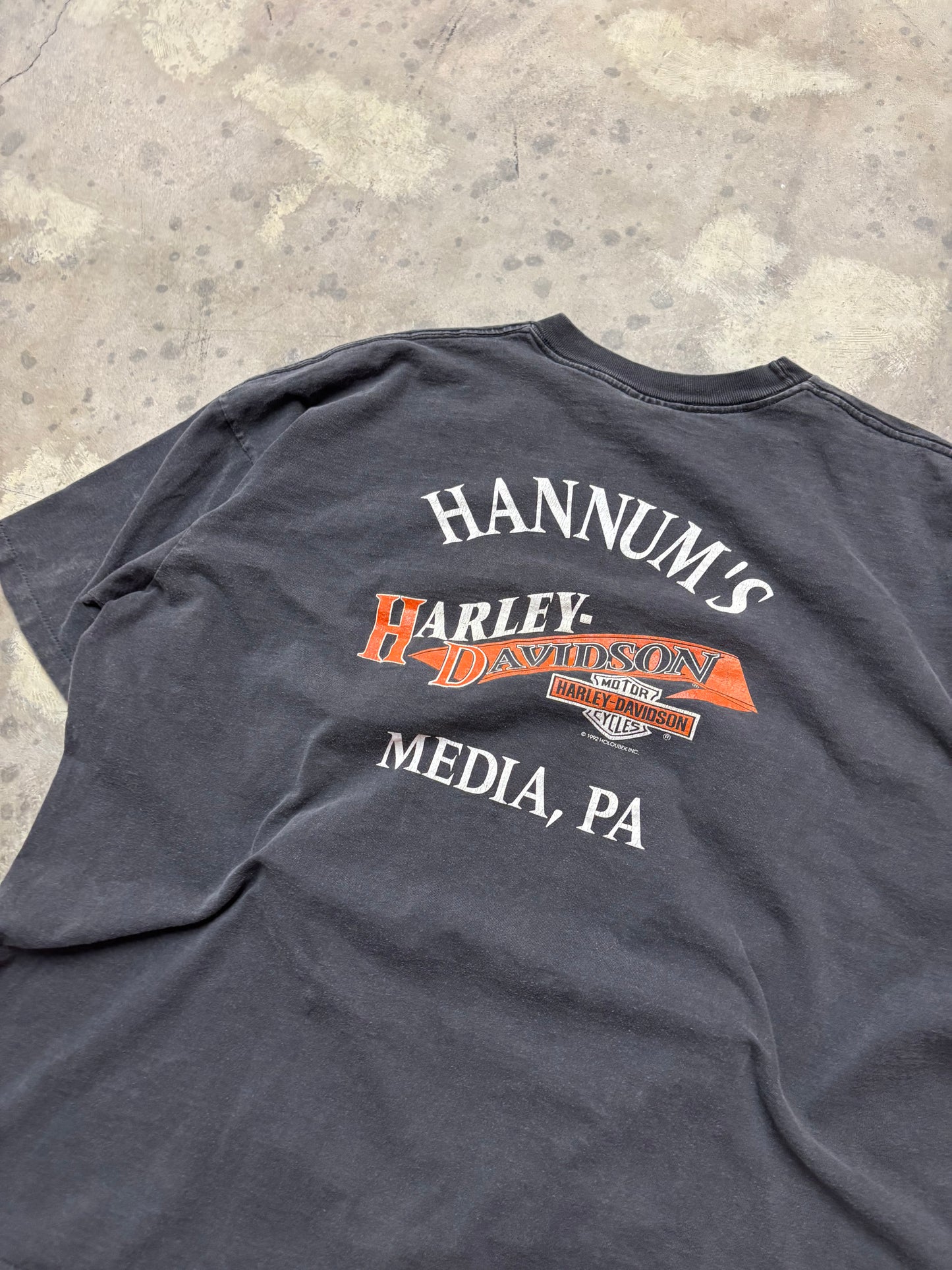 Vintage Haley Davidson rising flame shield shirt size XXXL