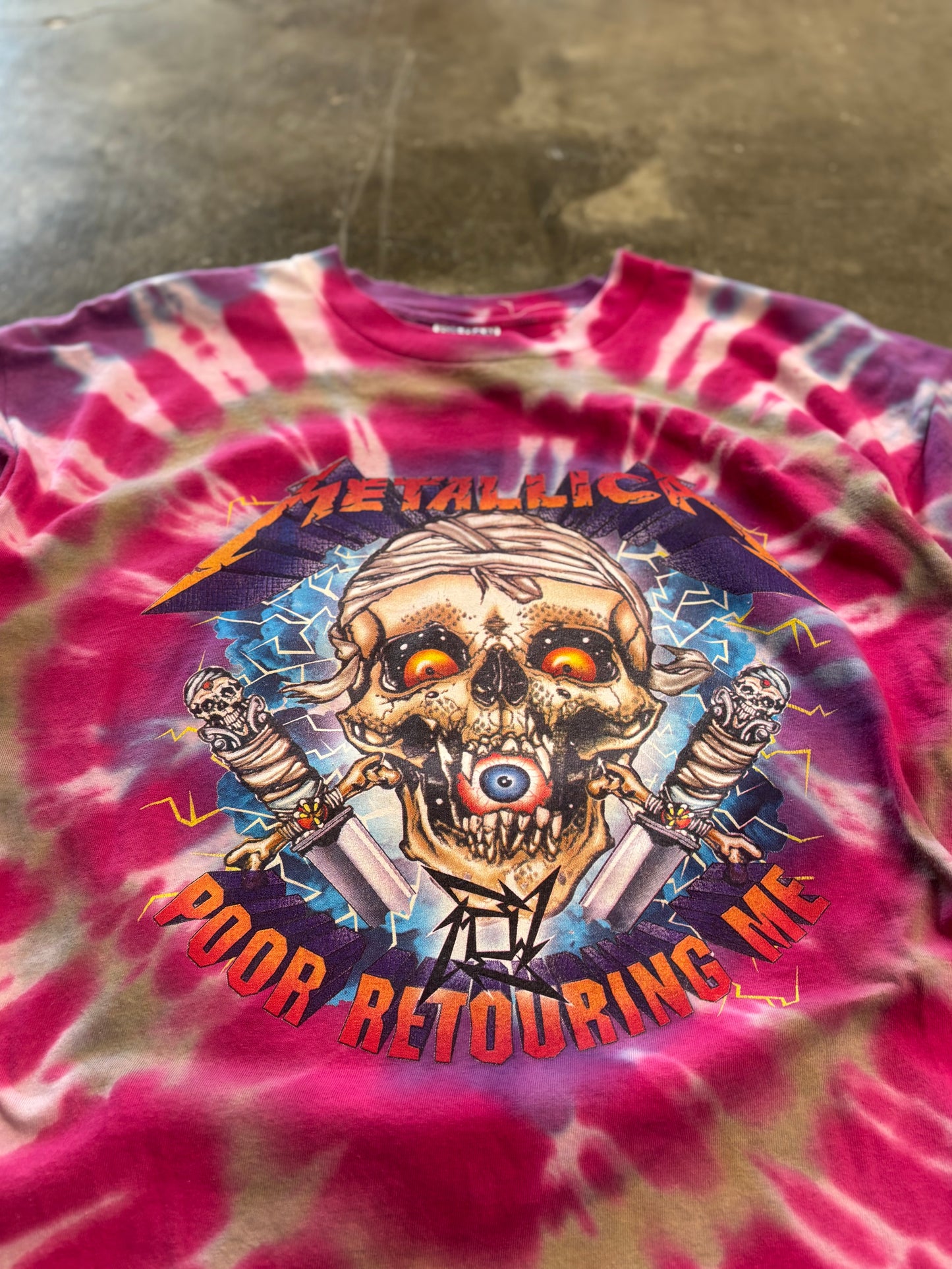 Vintage Metallica Pushead Parking lot shirt size xl