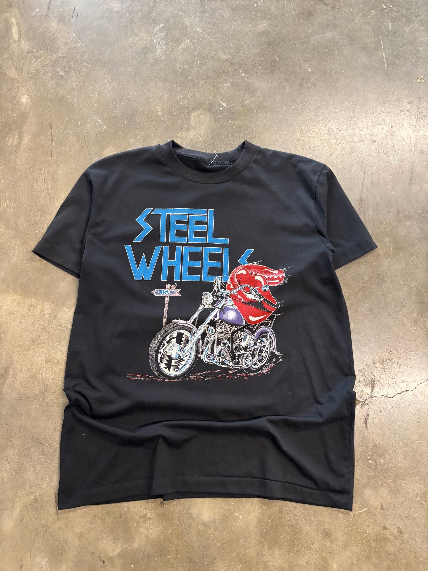 Vintage Rolling Stones steel wheels 80’s shirt size large