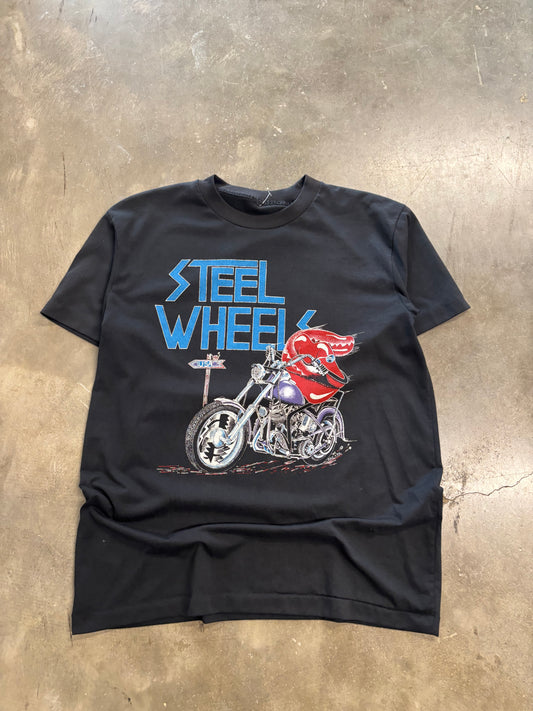 Vintage Rolling Stones steel wheels 80’s shirt size large