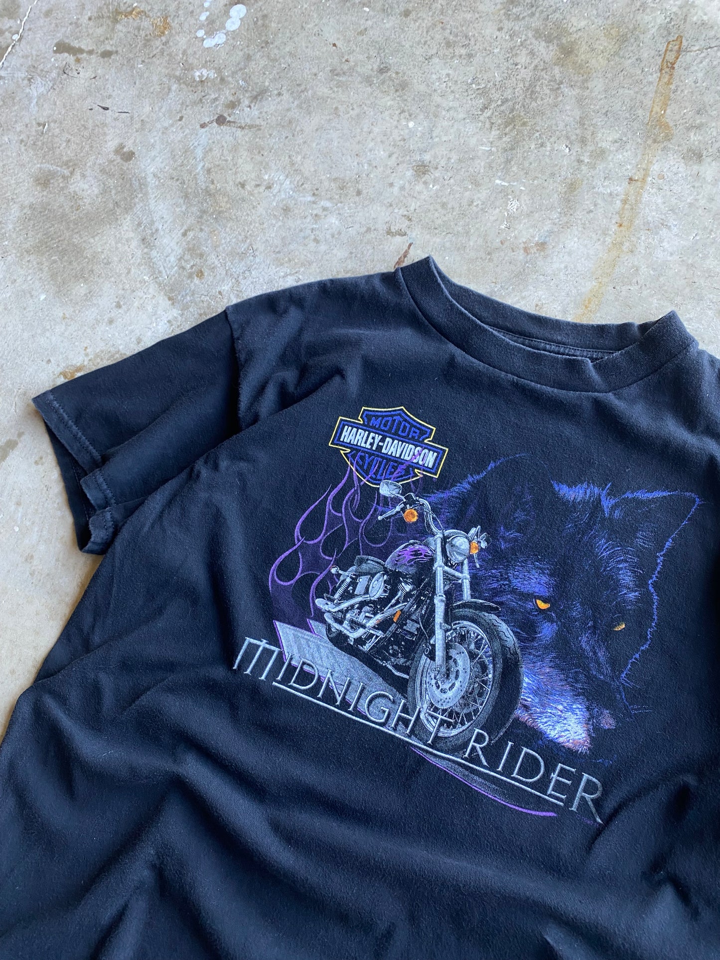 Vintage Harley Davidson Midnight rider shirt size extra large