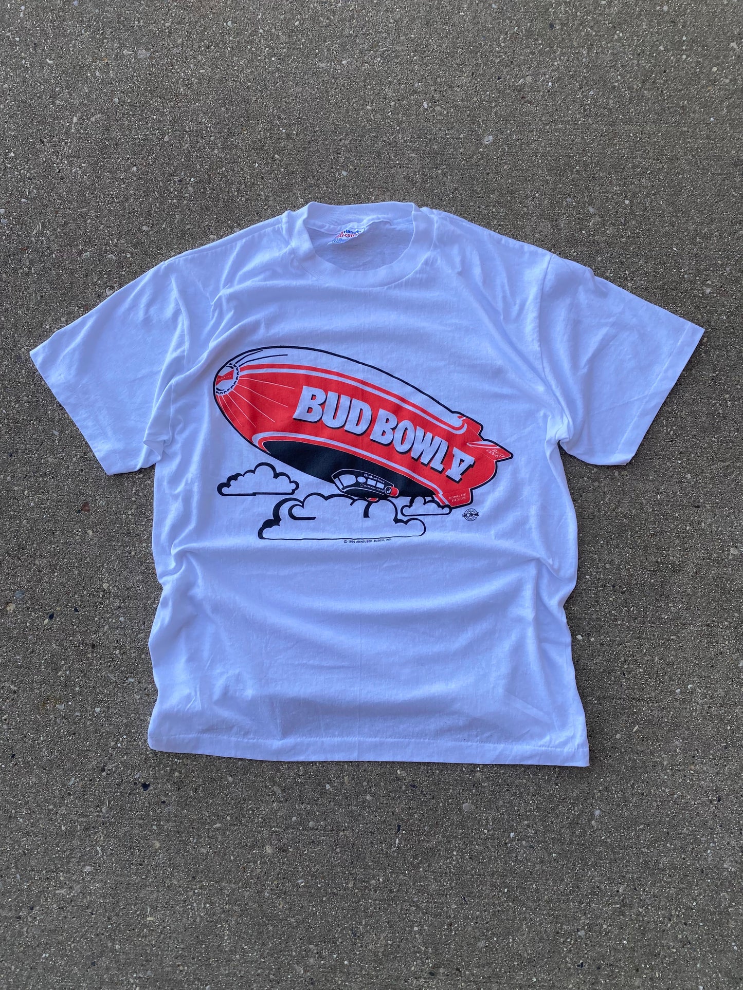 Vintage Budweiser bud bowl Shirt size Large