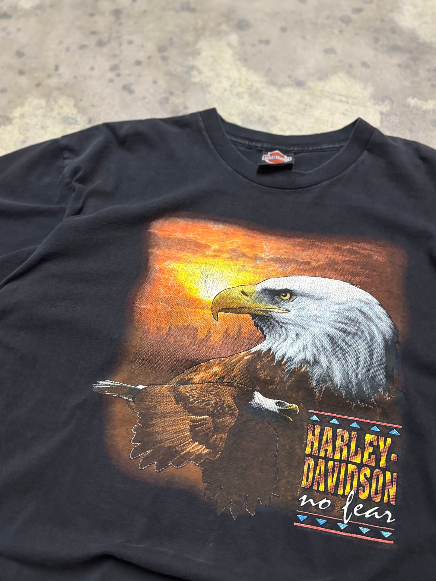 Vintage Harley Davison Eagle shirt size xl