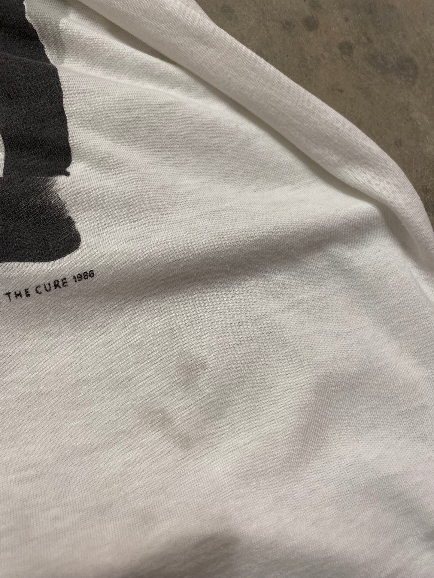 Vintage 1986 The cure boys don’t cry shirt size large