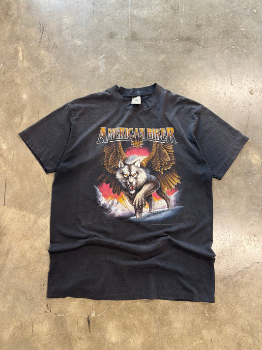 Vintage Thrashed American Biker shirt size XL