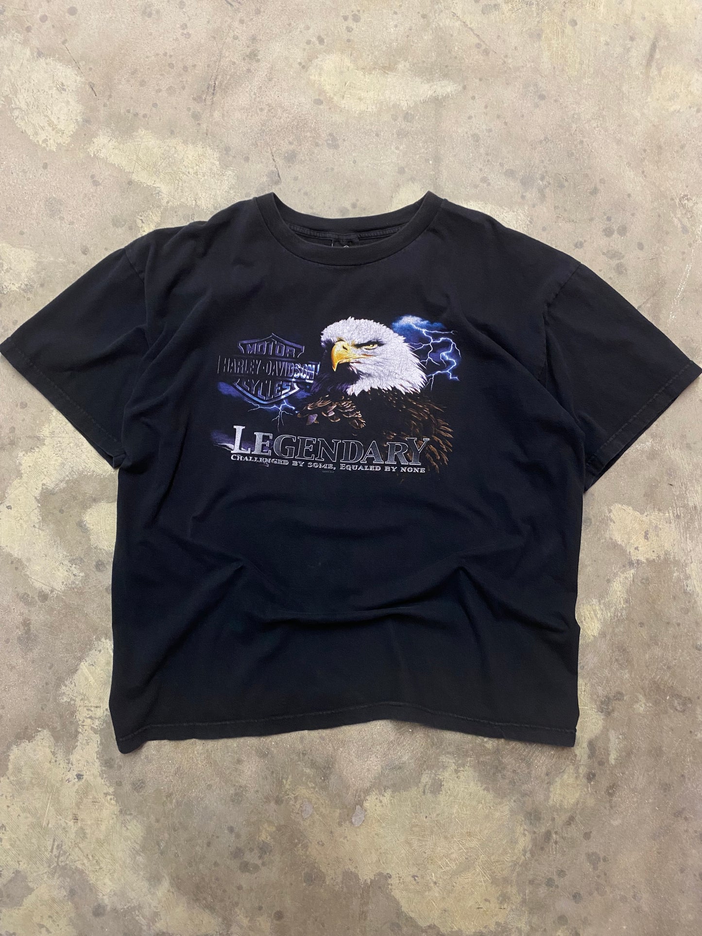 Vintage Harley Davidson Lightning Eagle shirt size XXL