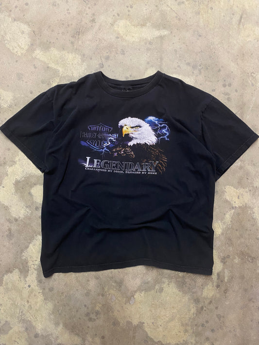 Vintage Harley Davidson Lightning Eagle shirt size XXL