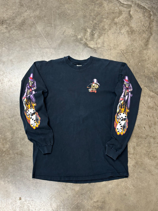 Vintage Harley Davidson top hat long sleeve size xl