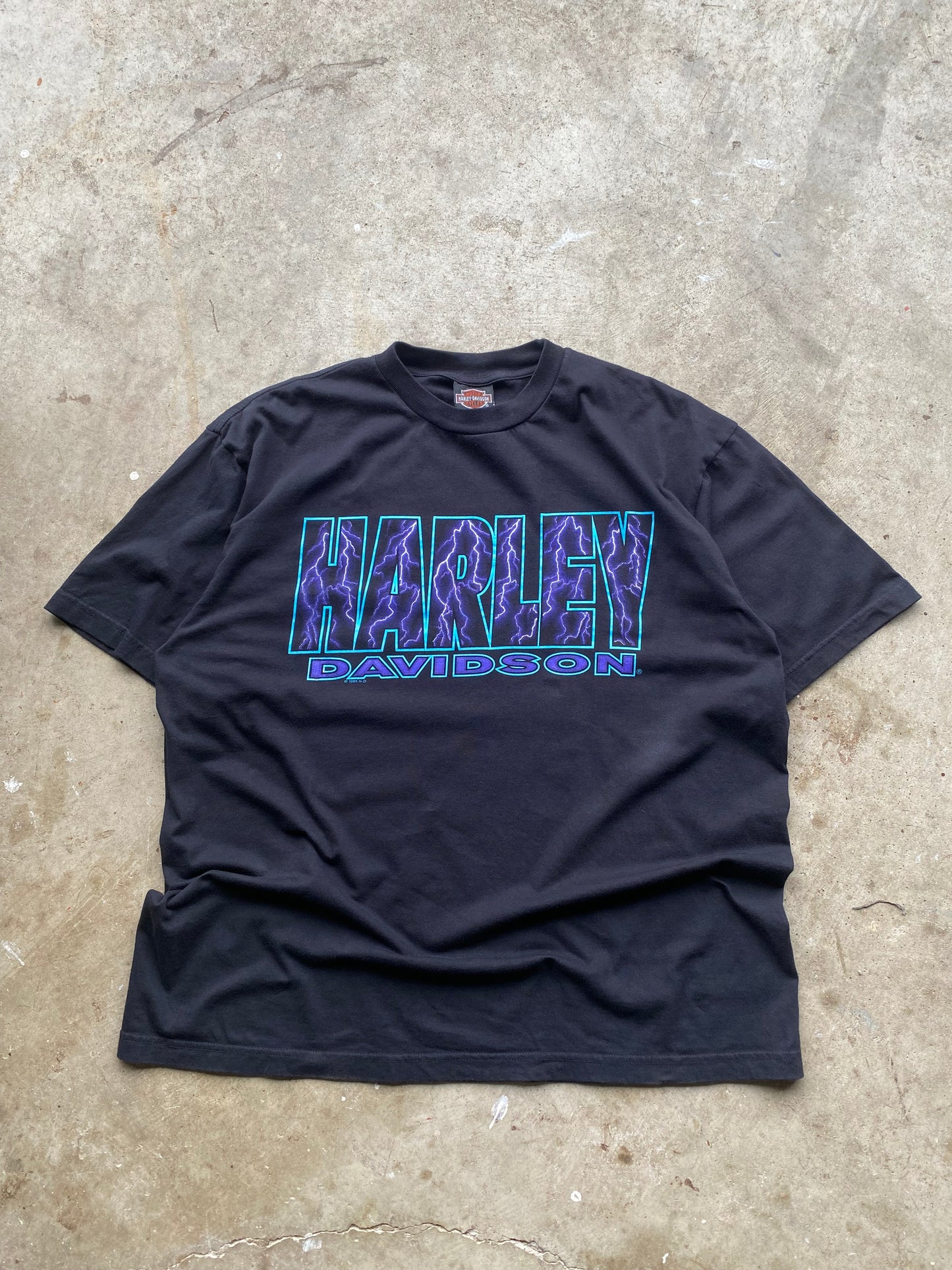 Vintage Harley Davidson Lightning Shirt size extra large