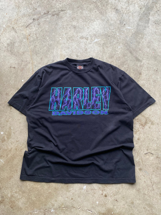 Vintage Harley Davidson Lightning Shirt size extra large
