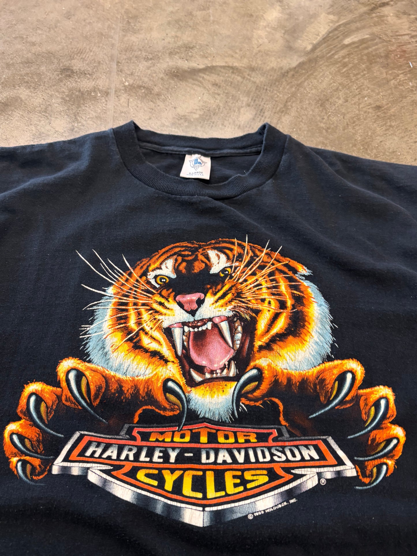 Vintage Harley Davidson Tiger shirt size extra large