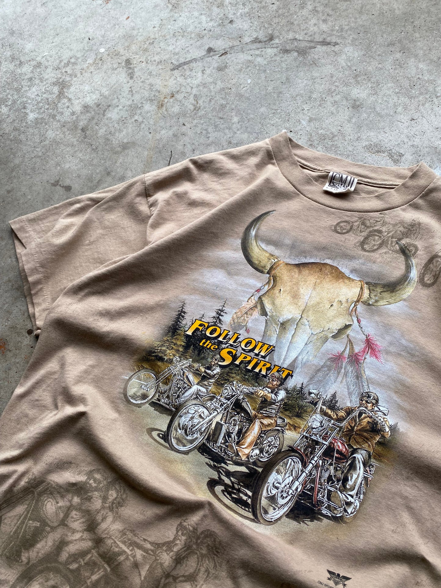 Vintage Follow The Spirit Harley Davidson shirt size extra large