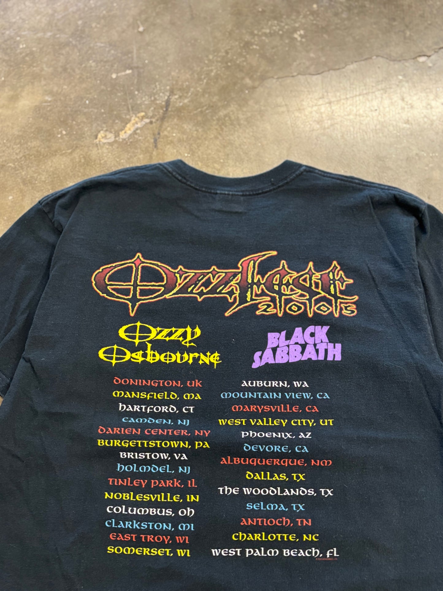 Vintage Ozzy Osbourne Ozzfest shirt size large