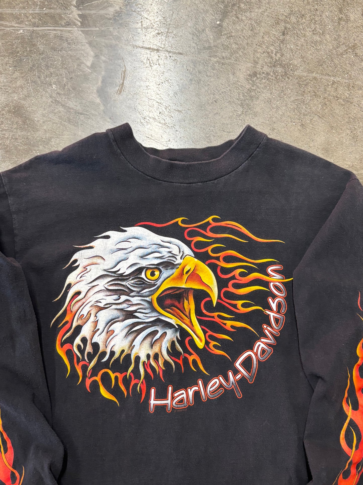 Vintage Harley Davidson screaming Eagle long sleeve size large
