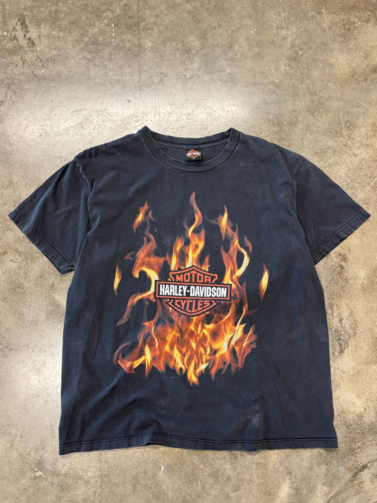Vintage Harley Rising Flame shirt size XL