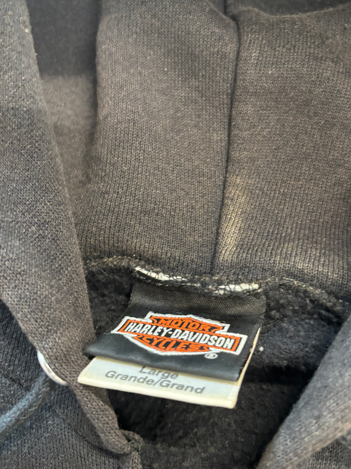 Vintage Real Steel zip up hoodie size large