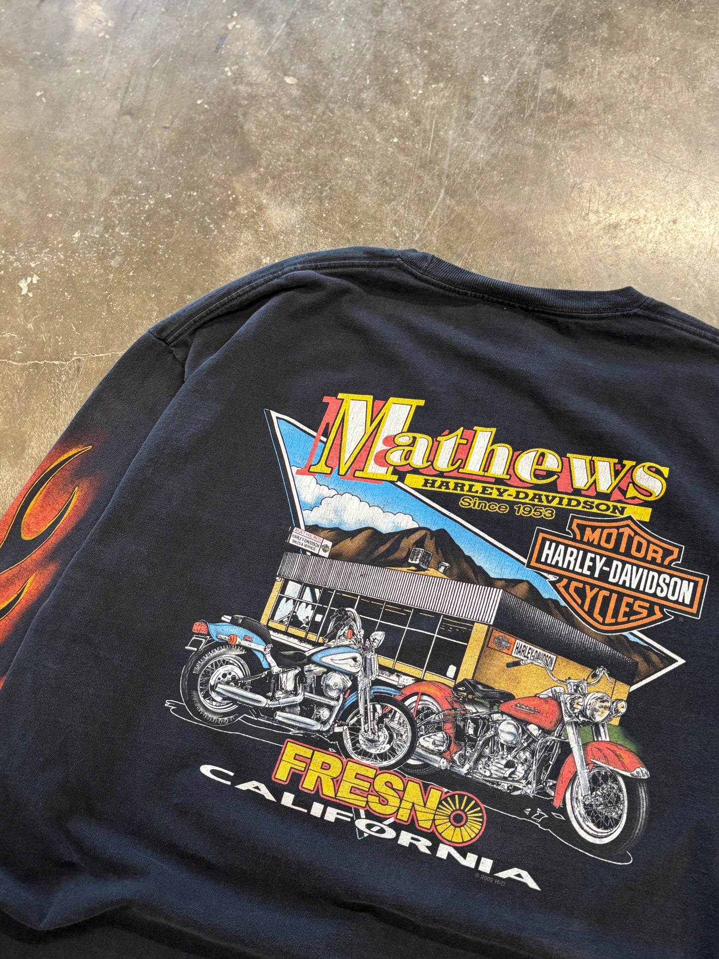 Vintage Harley Davidson Inferno long sleeve size xxl