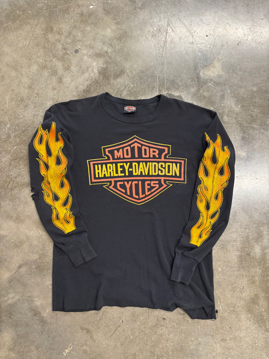 Vintage Harley Davidson thermal shield long sleeve size xl