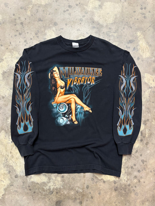 Vintage Milwaukee Vibrator long sleeve shirt size large