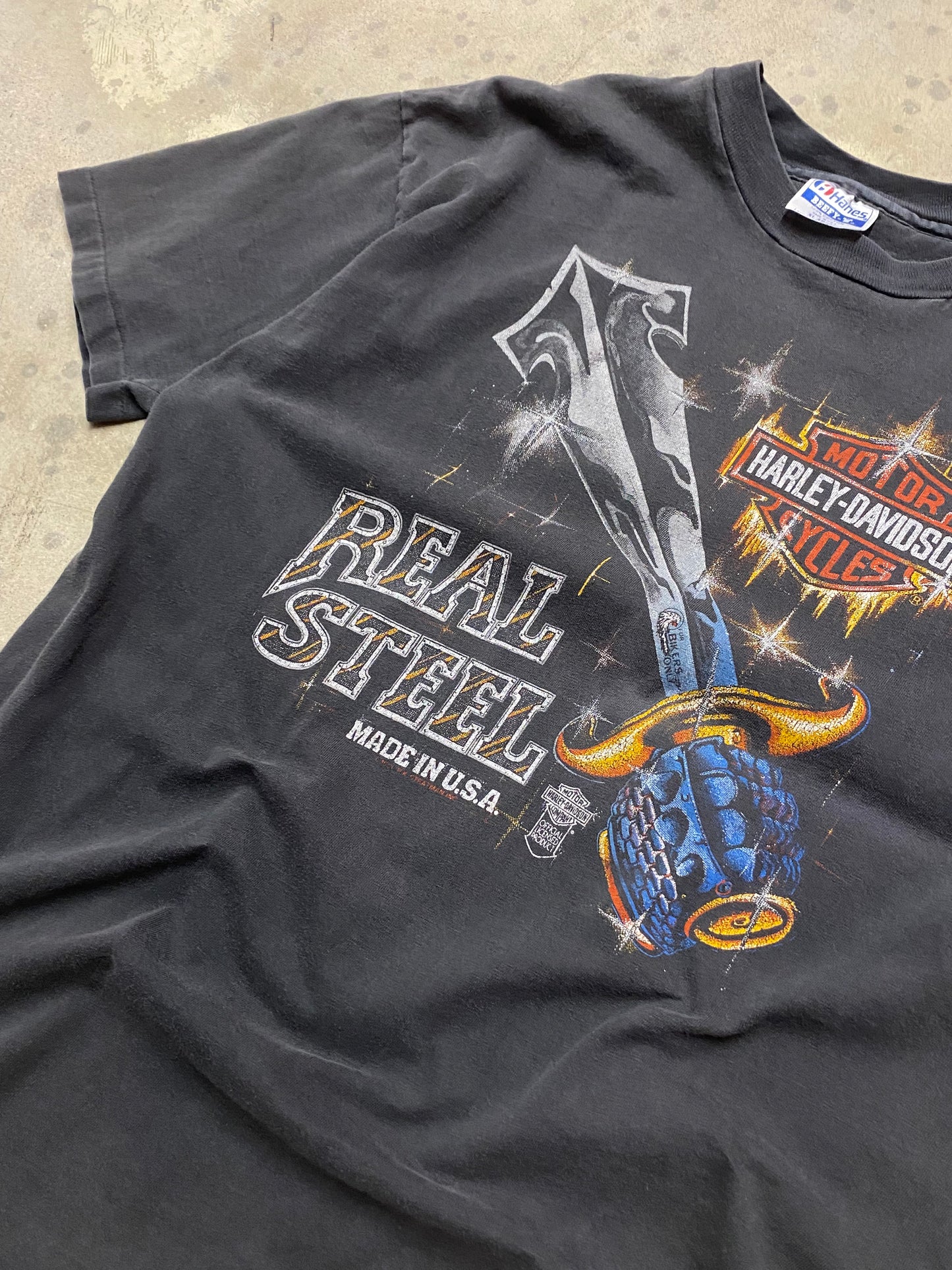 Vintage Harley Davidson Real Steel shirt size extra large