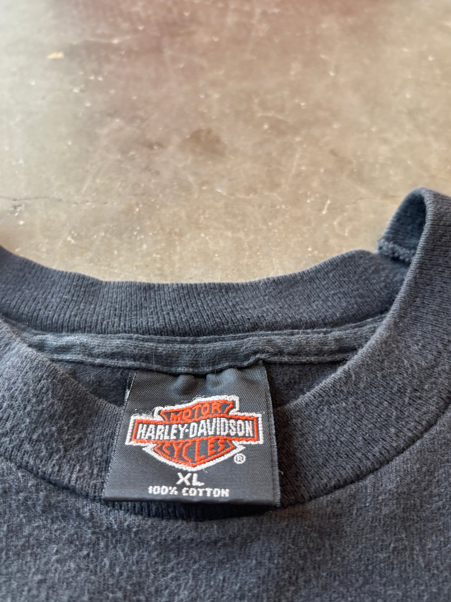 Vintage Harley Flame AOP shirt size XL