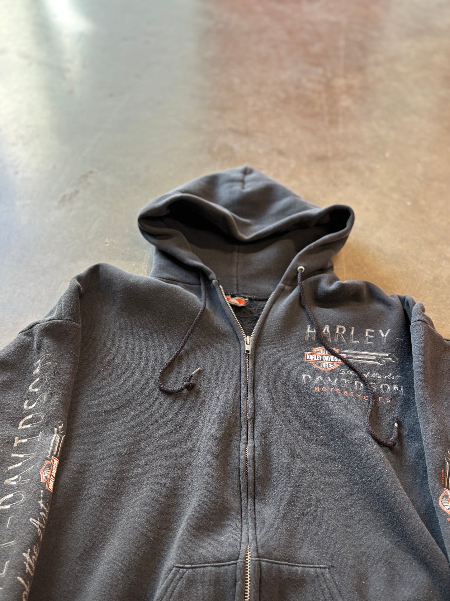 Vintage Harley Davidson State of the Art zip up size large