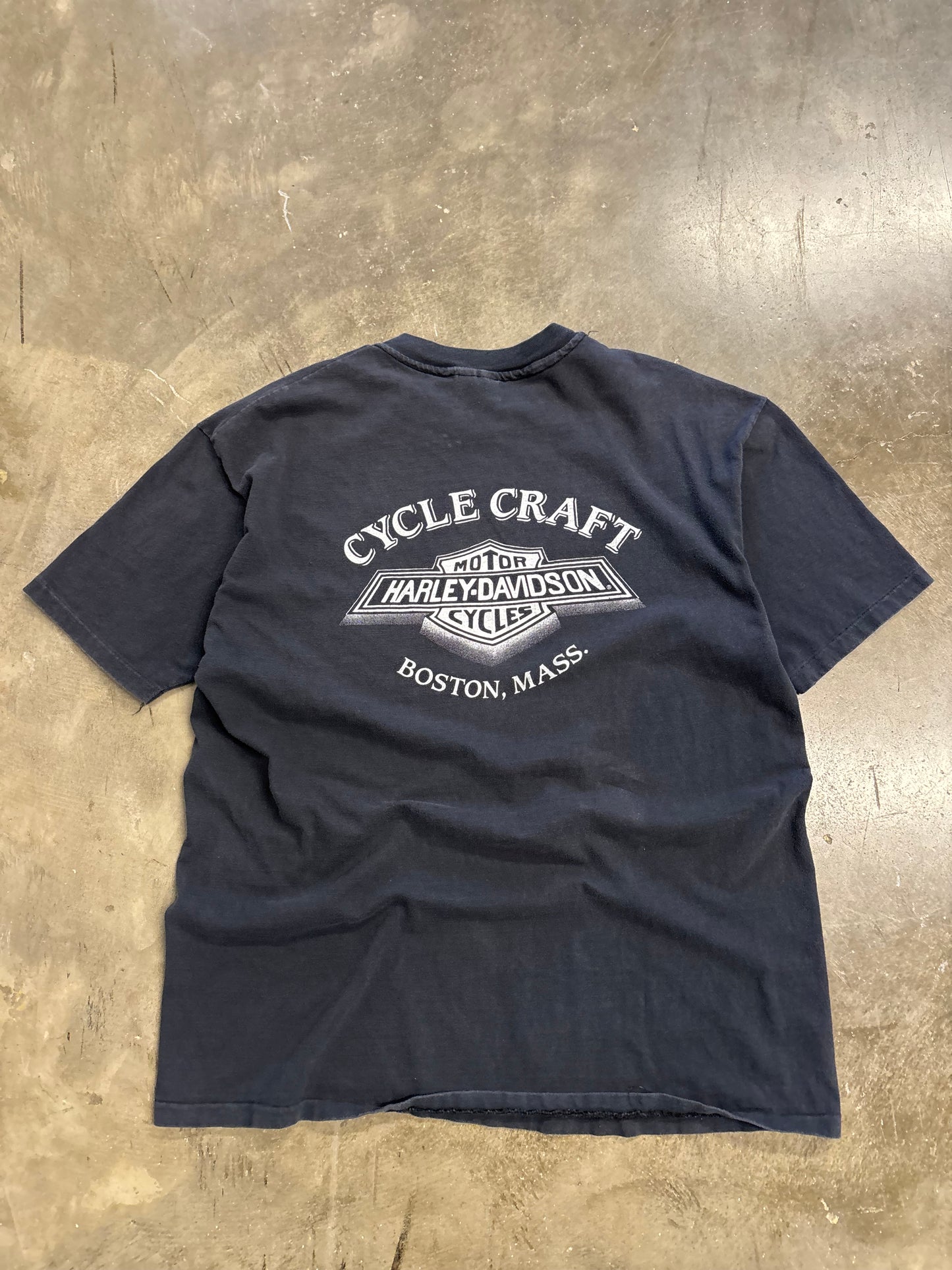 Vintage 80’s Soaring Eagle Harley Davidson shirt size XXL