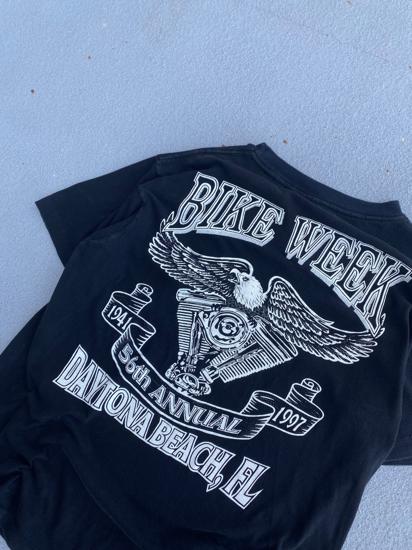 Vintage 1997 Daytona Bike week shirt Size Large