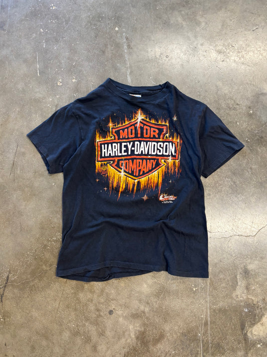 Vintage Harley Davidson for bikers only lasobek shirt size large