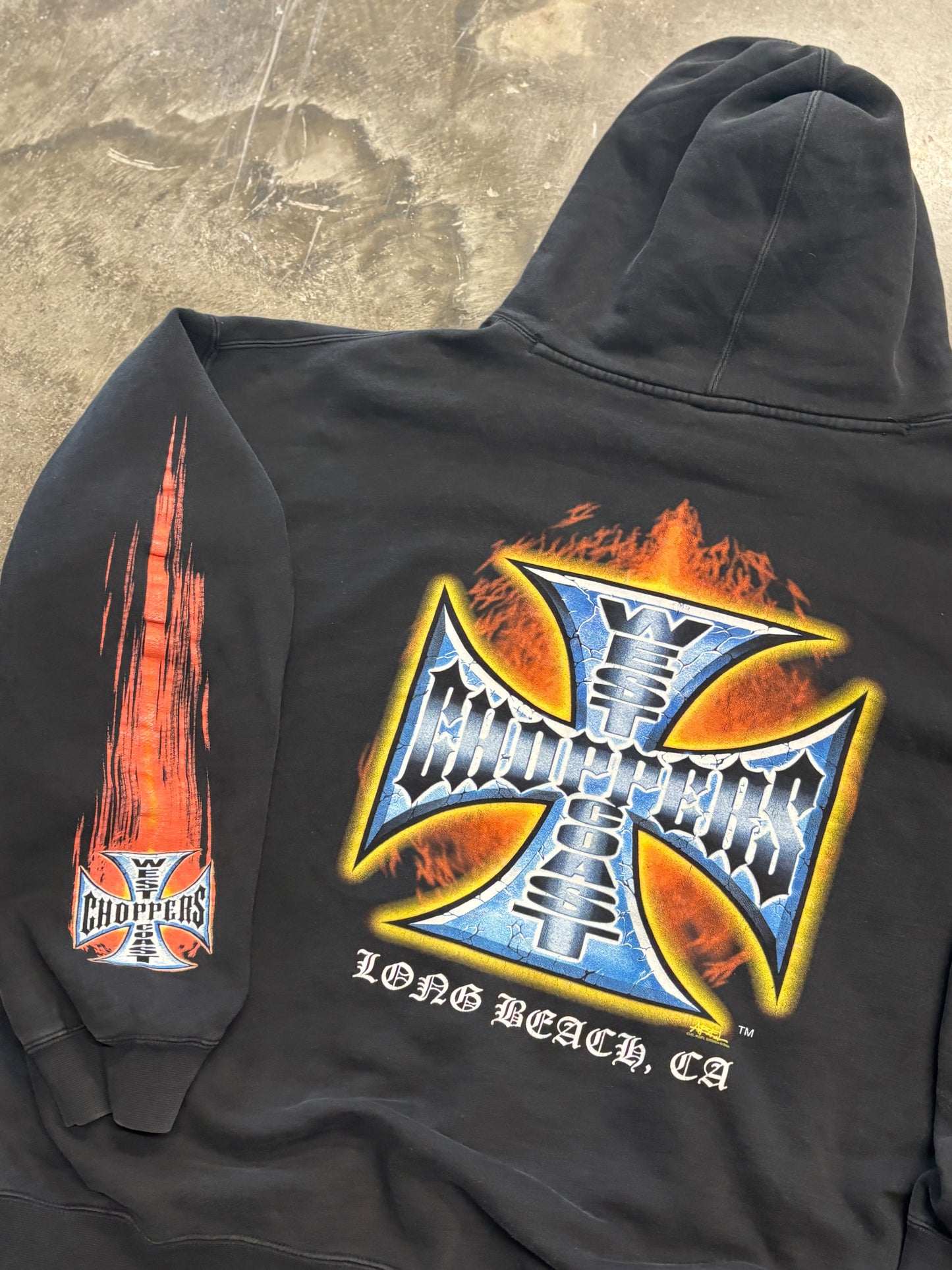 Vintage West Coast Choppers hoodie size extra large